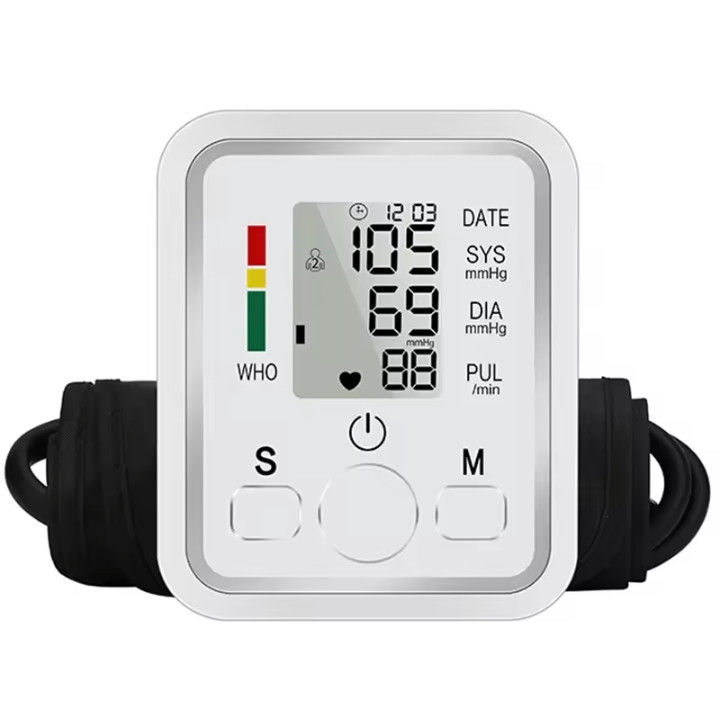Blood Pressure Monitor Digital Tonometer Upper Arm Blood Pressure Meter Automatic BP Medical Sphygmomanometer Pulse