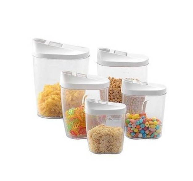 10-Piece Container Set With Easy Pour Lids