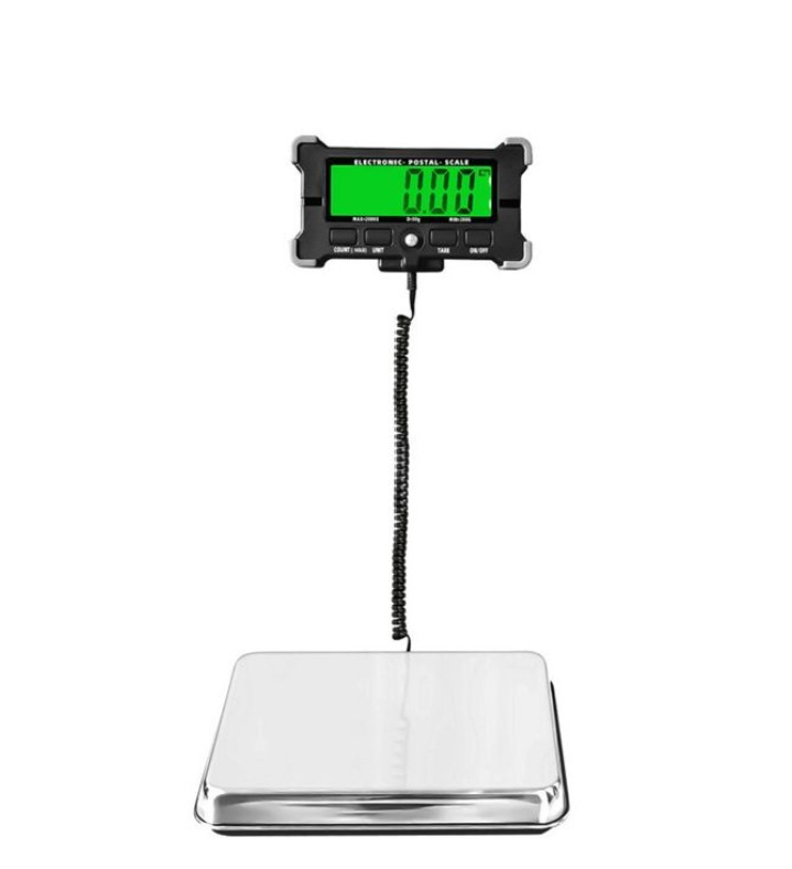 200kg Scale Electronic Balance Platform Parcel Weighing Scale Portable LCD Digital Floor Scale