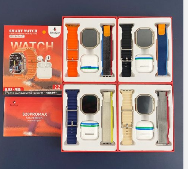 2 In 1 Touch Screen Sport Smart Watche With Headphones