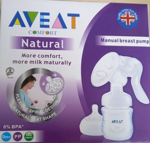 Avet Manual Breast Milk Expressing - Extractor - Suction Pump