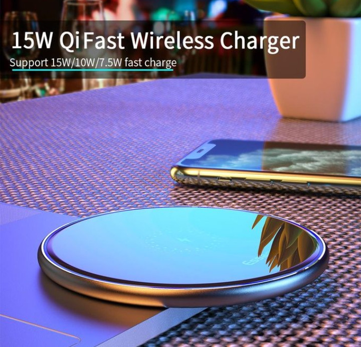 15W White With Cable)Essager 15W Qi Wireless Charger For IPhone 12 11 Pro Xs Max Mini X Xr 8 Induction Fast Wireless Charging Pad For Samsung Xiaomi GRE