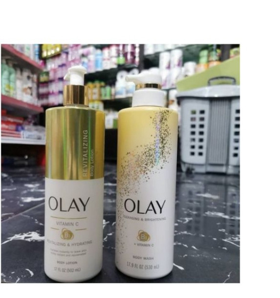 Olay Vitamin C Brightening Wash & Vitamin C Lotion