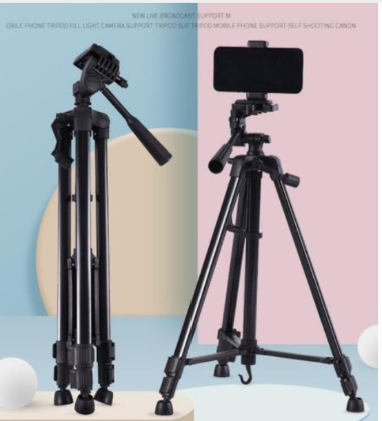 Tripod Stand Selfie Stick Phone Camera Live Streaming Stand Holder Adjustable