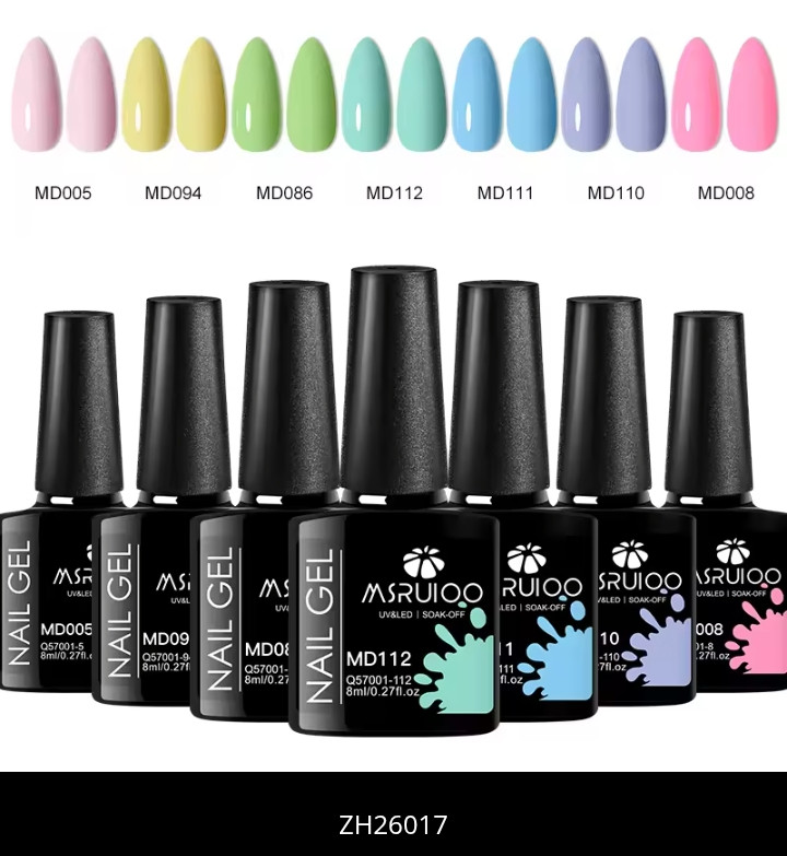 7pc Nail Gel Polish Set DIY Nail Art Design All For Decoration Soak Off UV Gel Long Lasting Manicure Painting Gel Vernis Kits