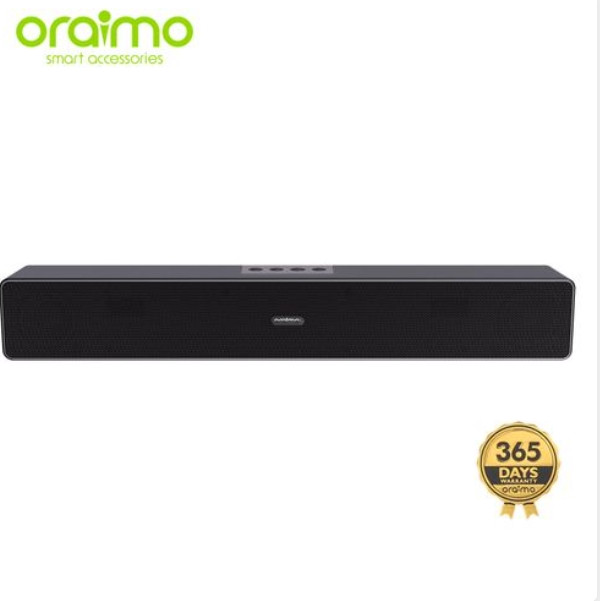 Oraimo Wireless Soundbar Tilt Stereo Sound 45-degree Tilt Boost Soundwave