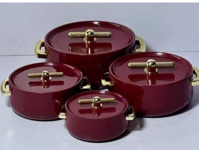 4 SETS LUXURY INSULATED DINNER PLATES