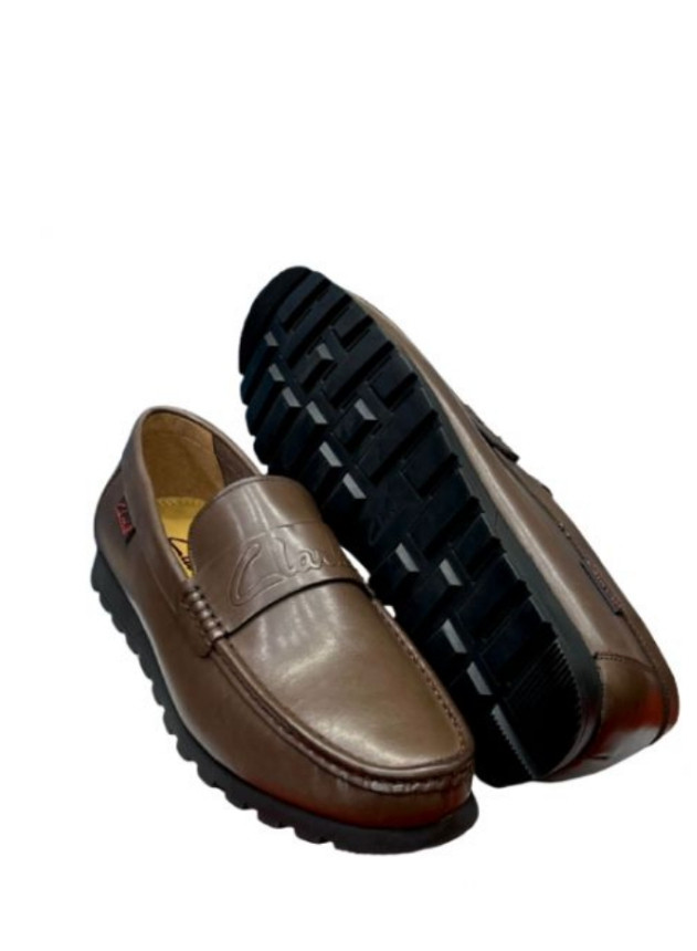 Clarks Rudged Sole Loafers